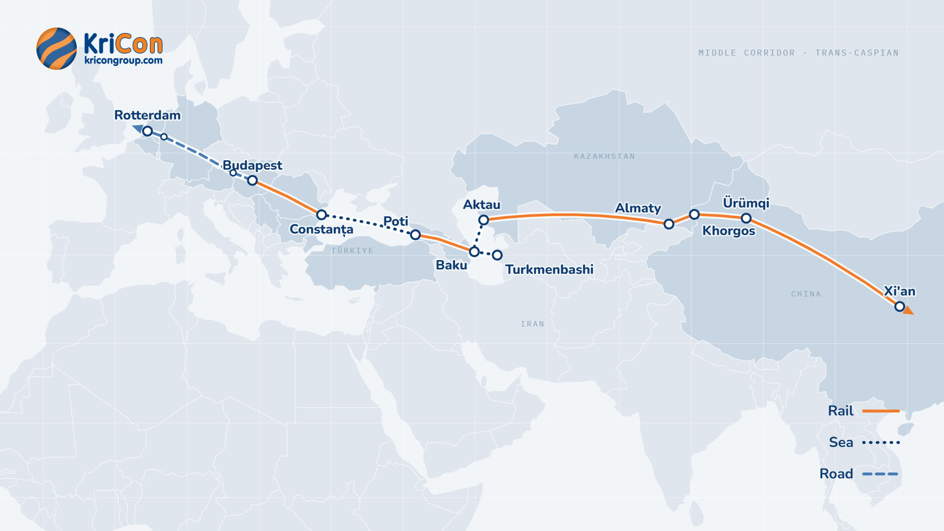 Flexitank & ISO Tank Logistics Across Central Asia